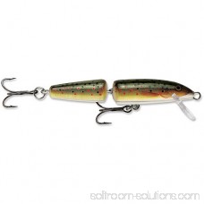 Rapala Jointed Lure Size 09, 3 1/2 Length, 5'-7' Depth, 2 Number 5 Treble Hooks, Rainbow Tro, Per 1 000907160